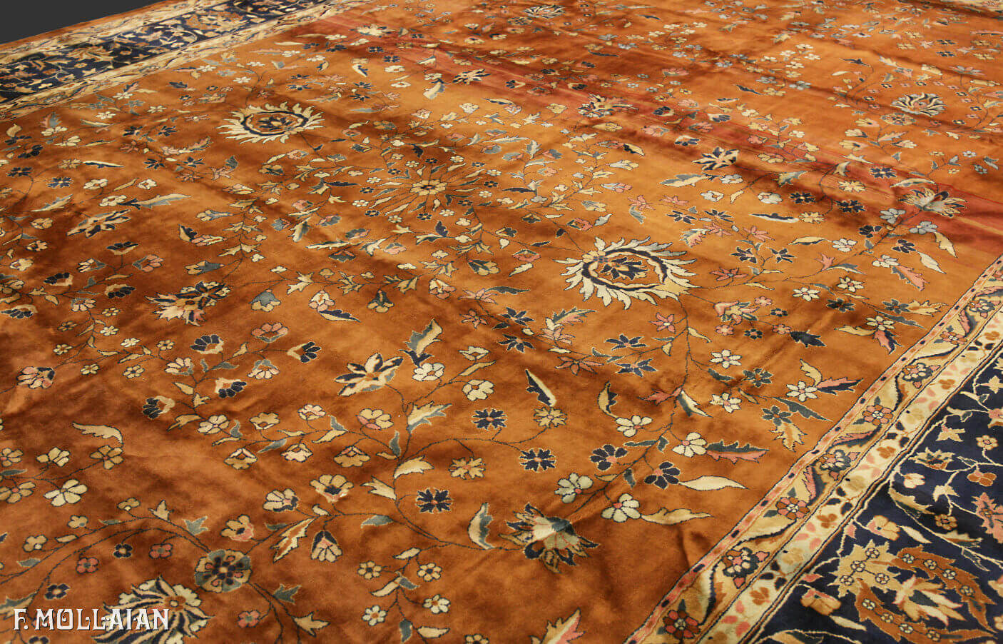 Tapis Indien Antique Indosaruk n°:69367440